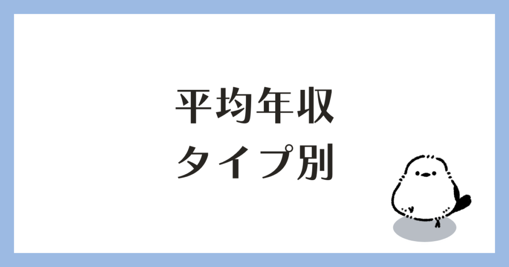 建築設計職 平均年収 タイプ別